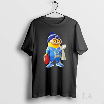 Original Los Angeles Chargers X Minions Hold Super Bowl Trophy