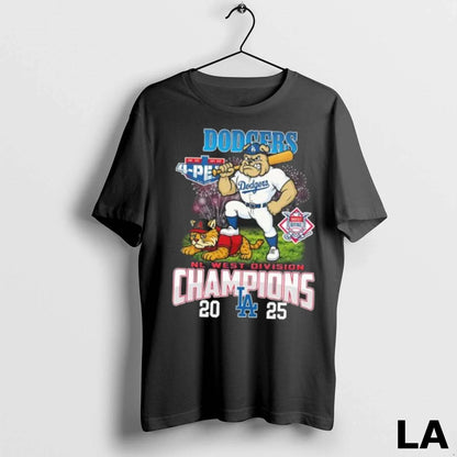 Original Los Angeles Dodgers 2025 Nl West Division Champions 4 Peat