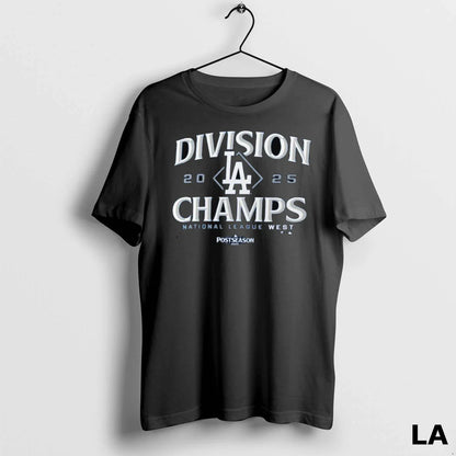 Original Los Angeles Dodgers 2025 Nl West Division Champions Locker