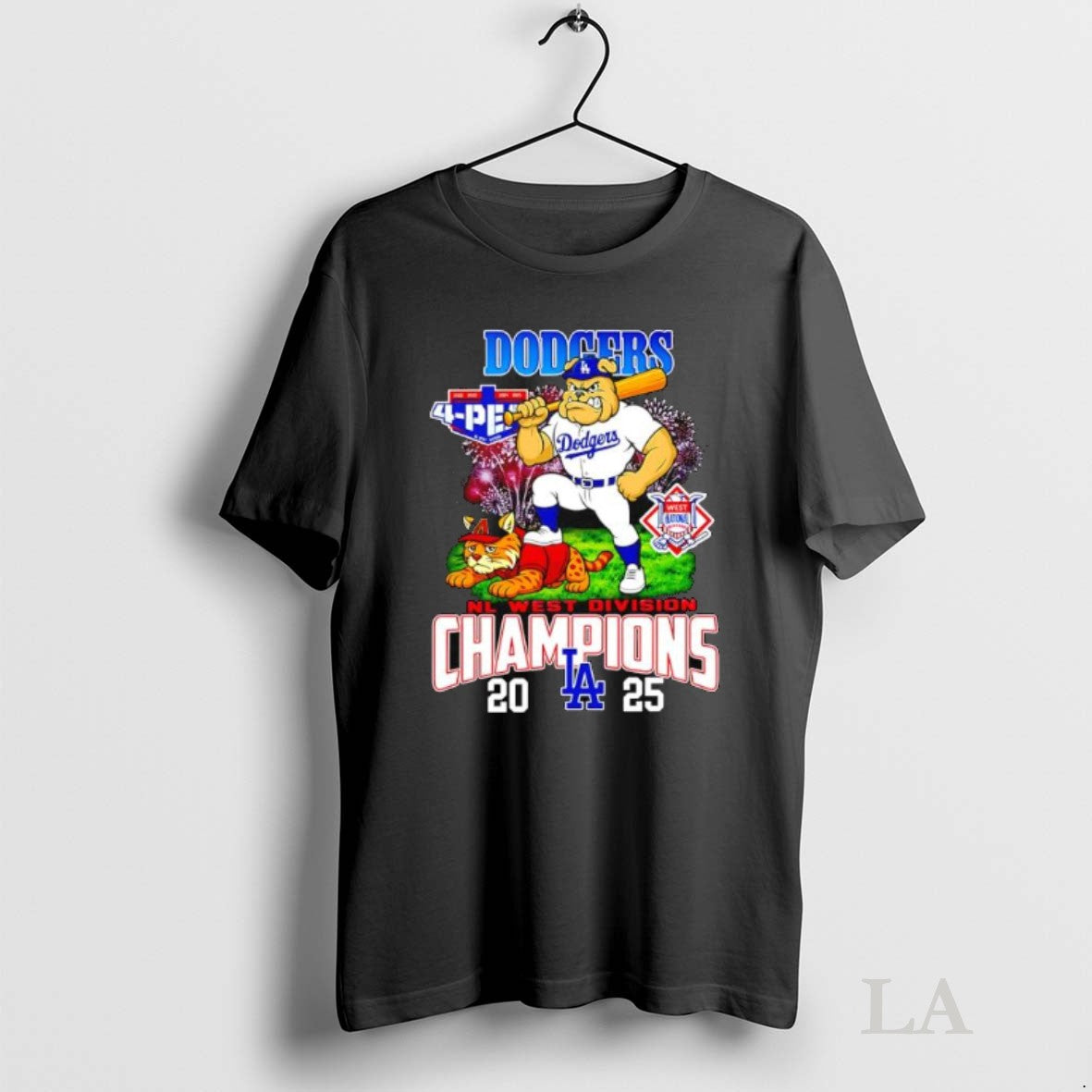 Original Los Angeles Dodgers 2025 Nl West Division Champions Mascots