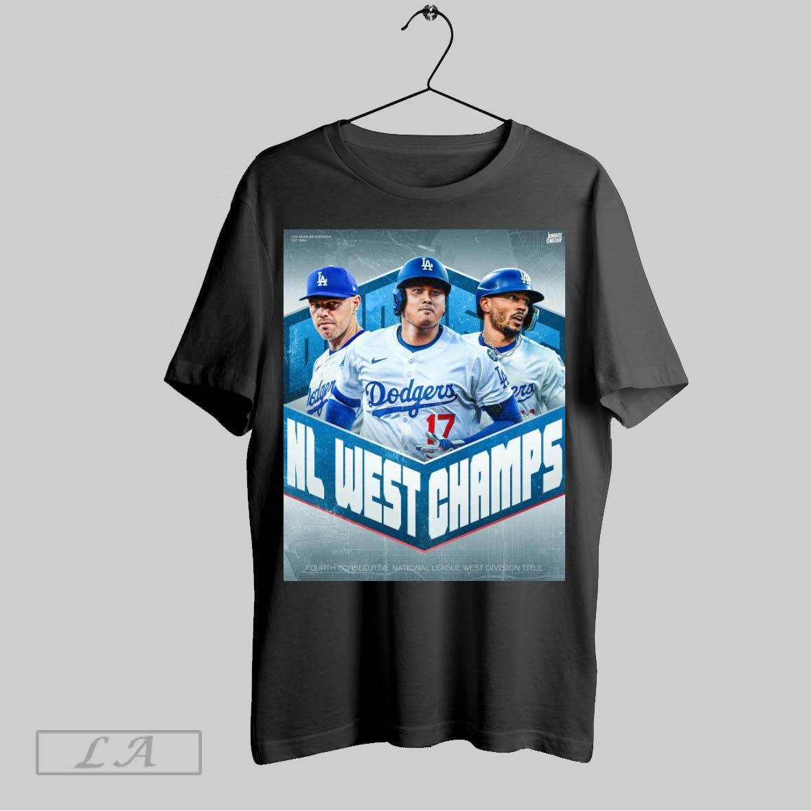 Original Los Angeles Dodgers Mlb 2025 Nl West Champs Fourth