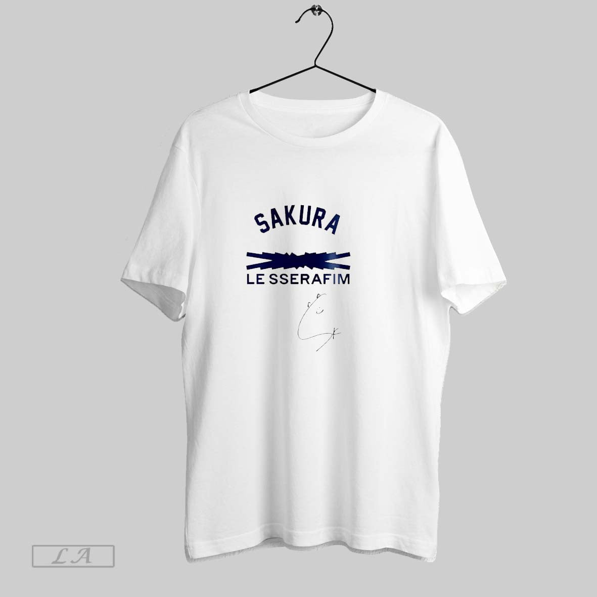 Original Los Angeles Dodgers Sakura Le Sserafim Signature TShirt