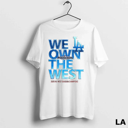 Original Los Angeles Dodgers We Own West 2025 Nl West Division
