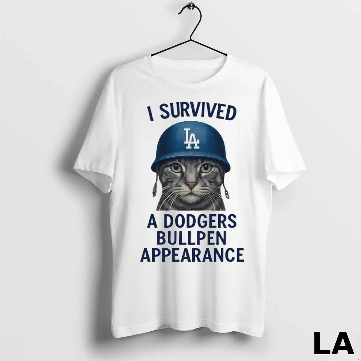 Original Los Angeles Dodgers Cat I Survived Dodgers Bullpen