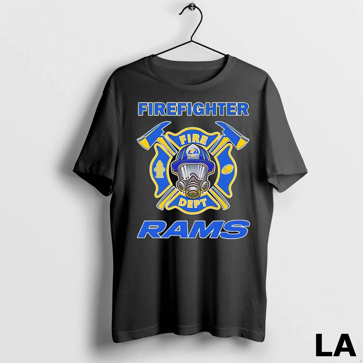 Original Los Angeles Rams Firefighter Fire Dept Hoodie Trendy Look