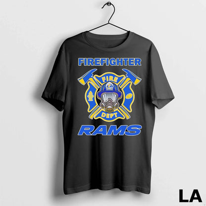Original Los Angeles Rams Firefighter Fire Dept Hoodie Trendy Look
