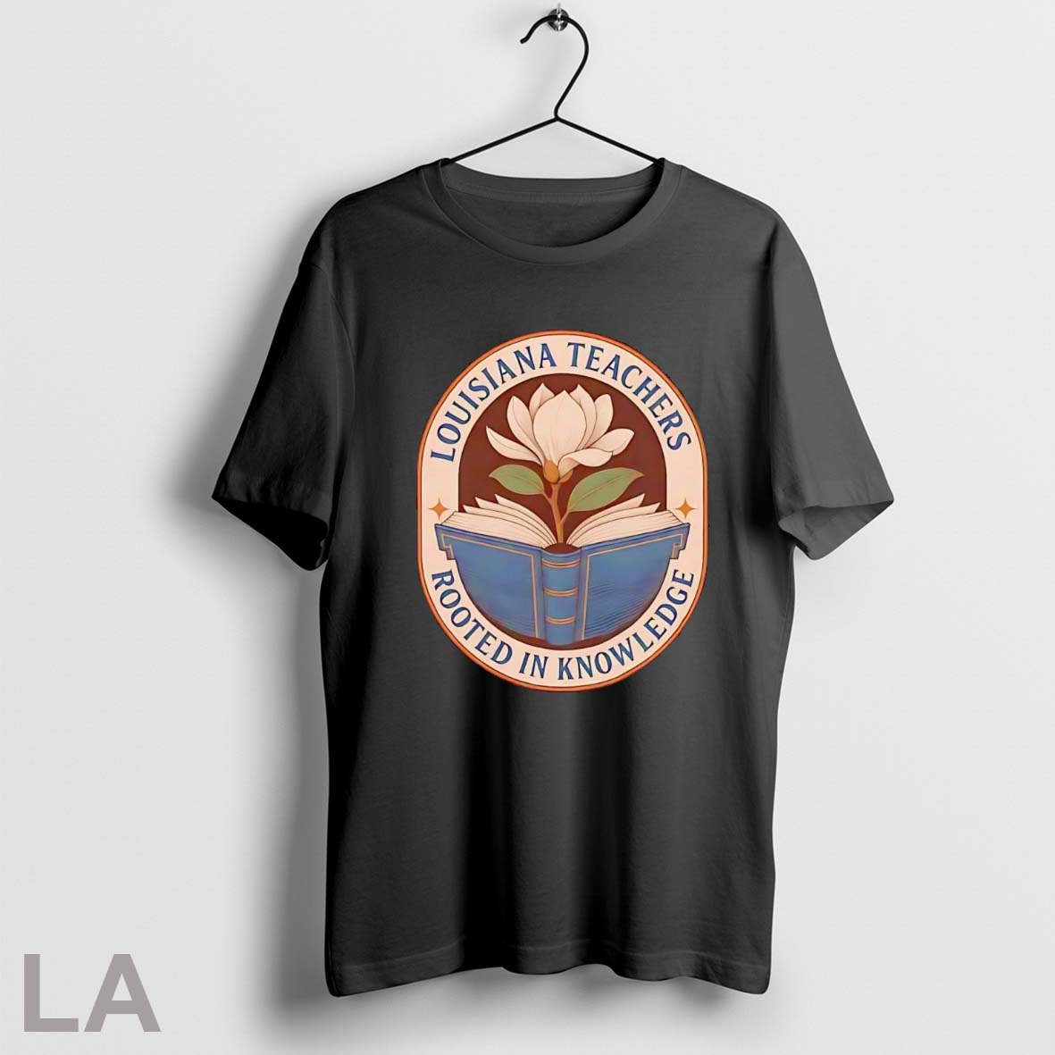 Original Louisiana Teachers Rooted Knowledge Long Sleeve Vintage Art
