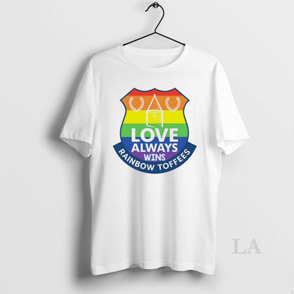 Original Love Always Wins Rainbow Toffees TShirt Exclusive Apparel