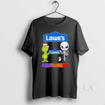 Original Lowes Santa Grinch X Jack Friends Fist Bump Hallothanksmas