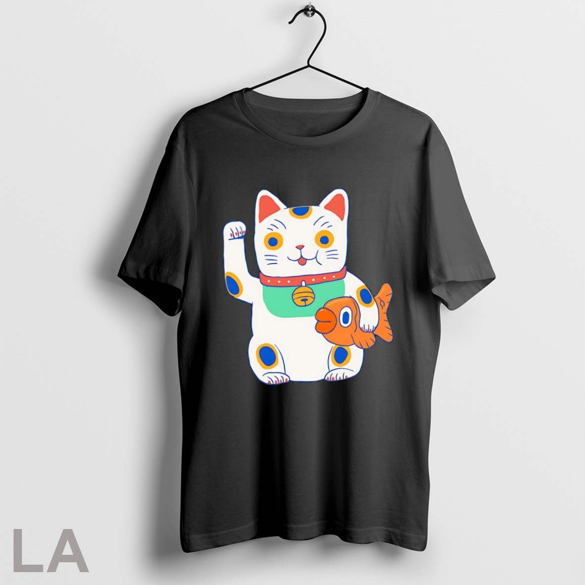Original Lucky Cat And Fish Sweatshirt Trendy Outfit