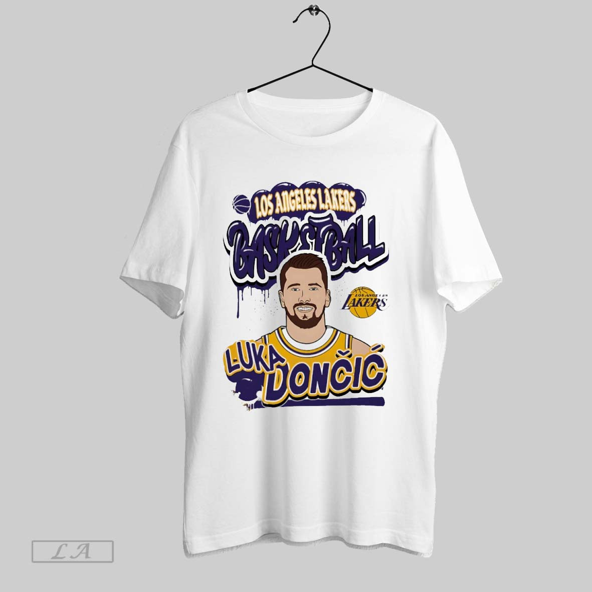 Original Luka Doncic Los Angeles Lakers Basketball Art Long Sleeve