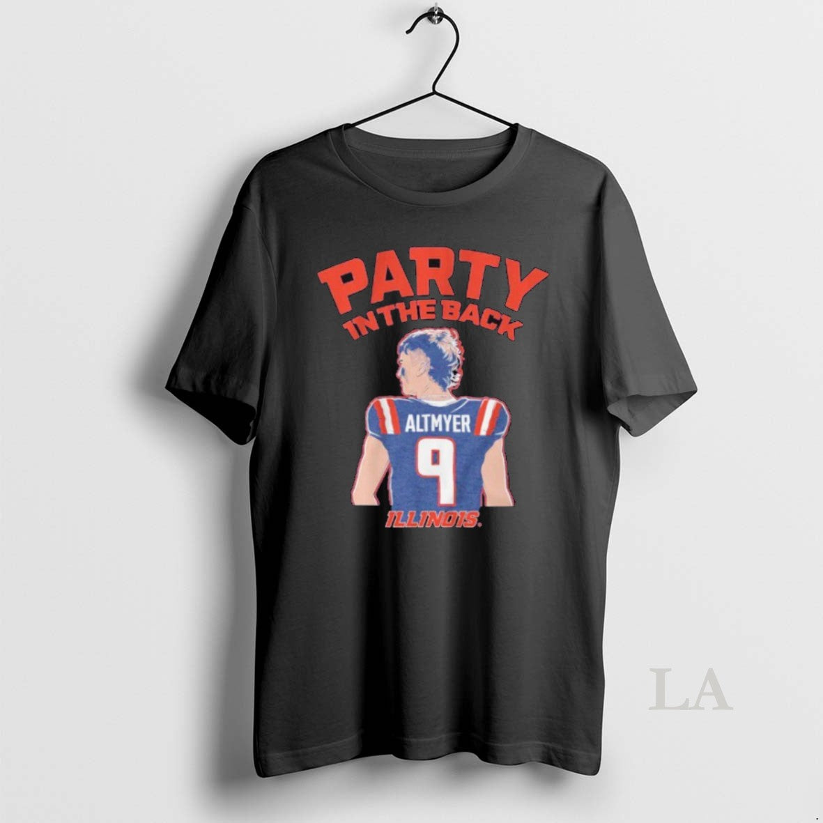 Original Luke Altmyer Party Back Illinois Football Shirt Designer