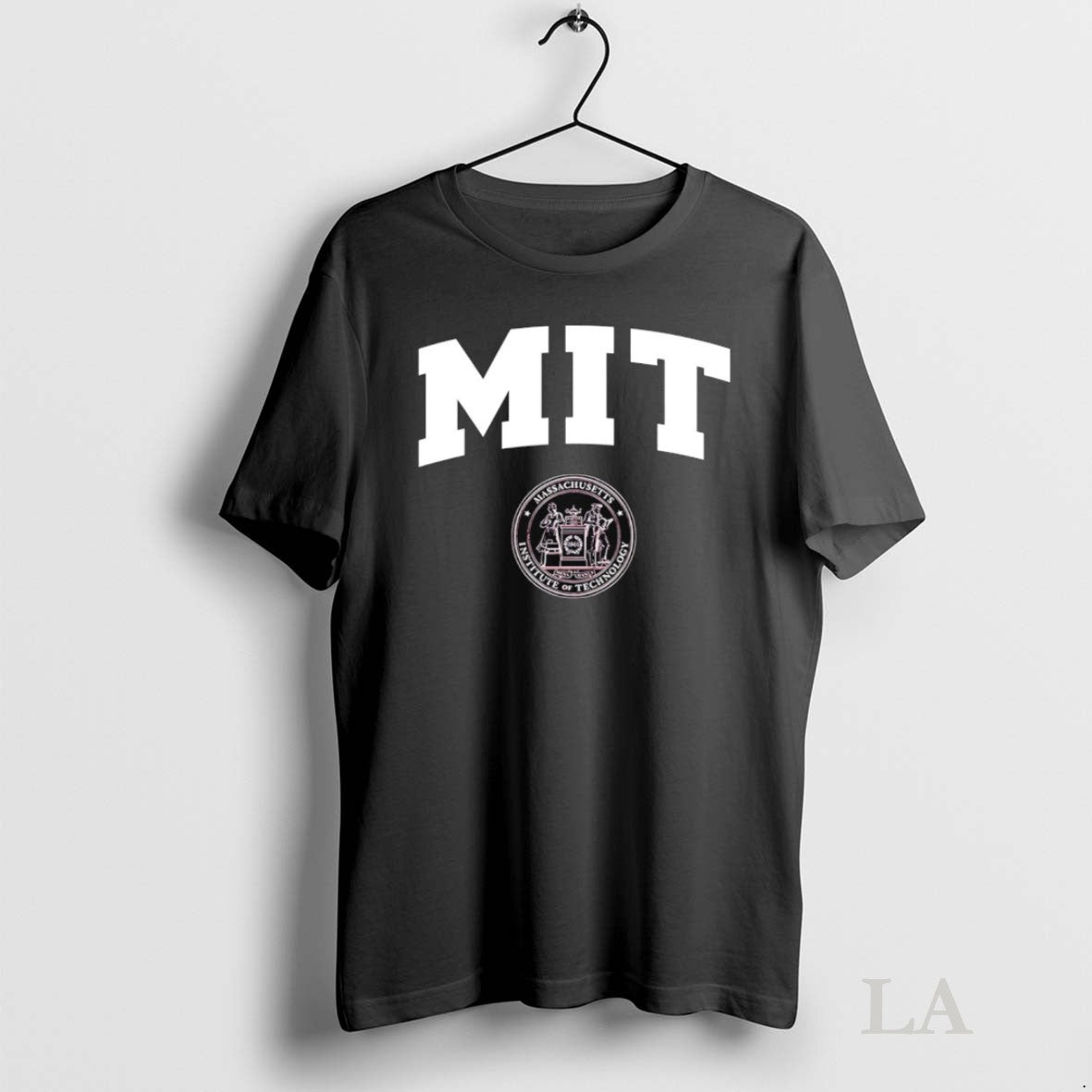 Original Mit University Massachusetts Nstitute Technology Logo Tee