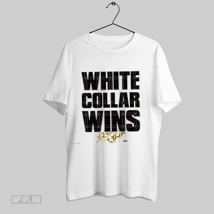 Original Mjf White Collar Wins Tee Unique Collection