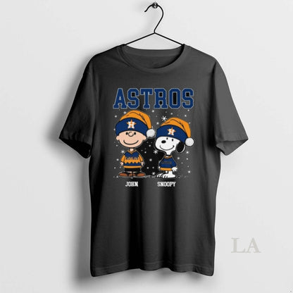 Original Mlb Houston Astros Holiday Baseball Snoopy Charlie Brown