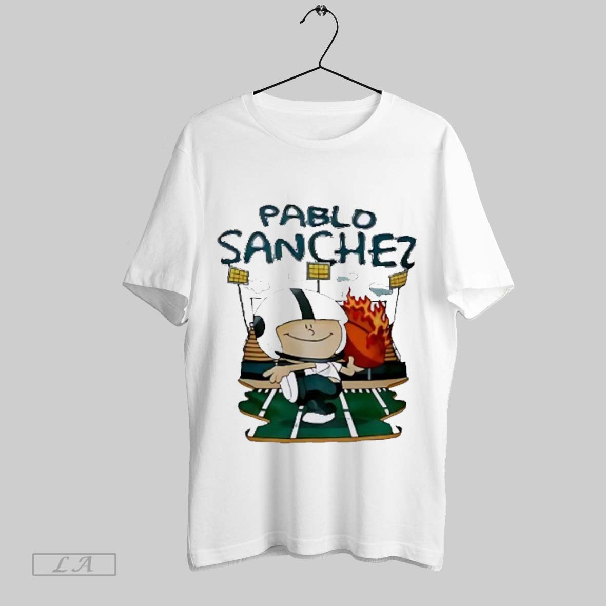 Original Mack Hollins Wearing Pablo Sanchez Tee Authentic Look