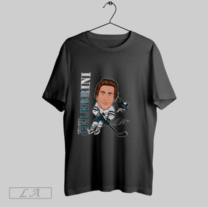 Original Macklin Celebrini Cartoon San Jose Sharks Nhl Hockey