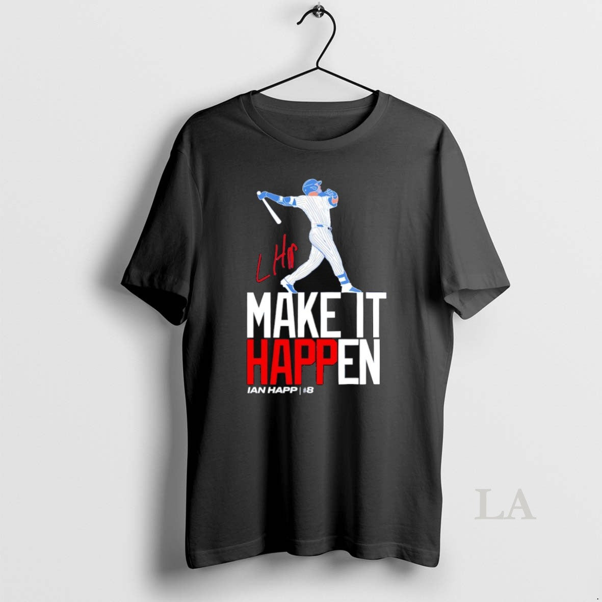 Original Make It Happen Ian Happ Chicago Cubs Signature Long Sleeve