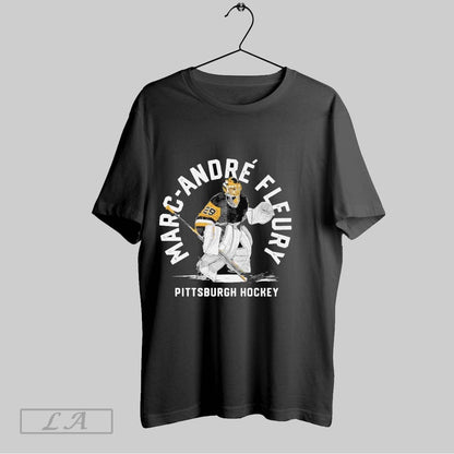 Original Marc Andre Fleury Pittsburgh Emblem TShirt Designer Apparel