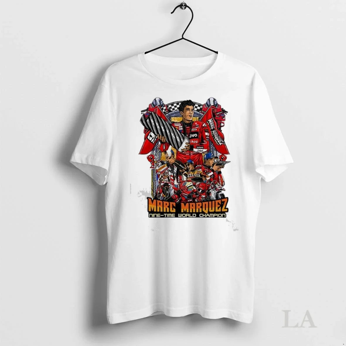Original Marc Marquez Nine Time World Champions 2025 Ladies Tee