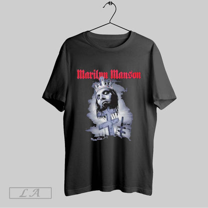 Original Marilyn Manson Impaled Double Cross Black Long Sleeve
