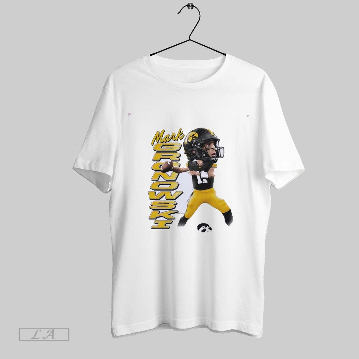 Original Mark Gronowski Caricature Iowa Football TShirt Classic Design