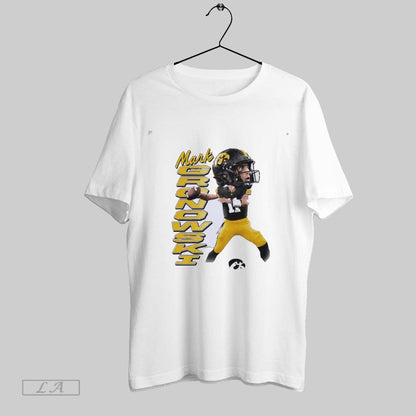 Original Mark Gronowski Caricature Iowa Football TShirt Classic Design
