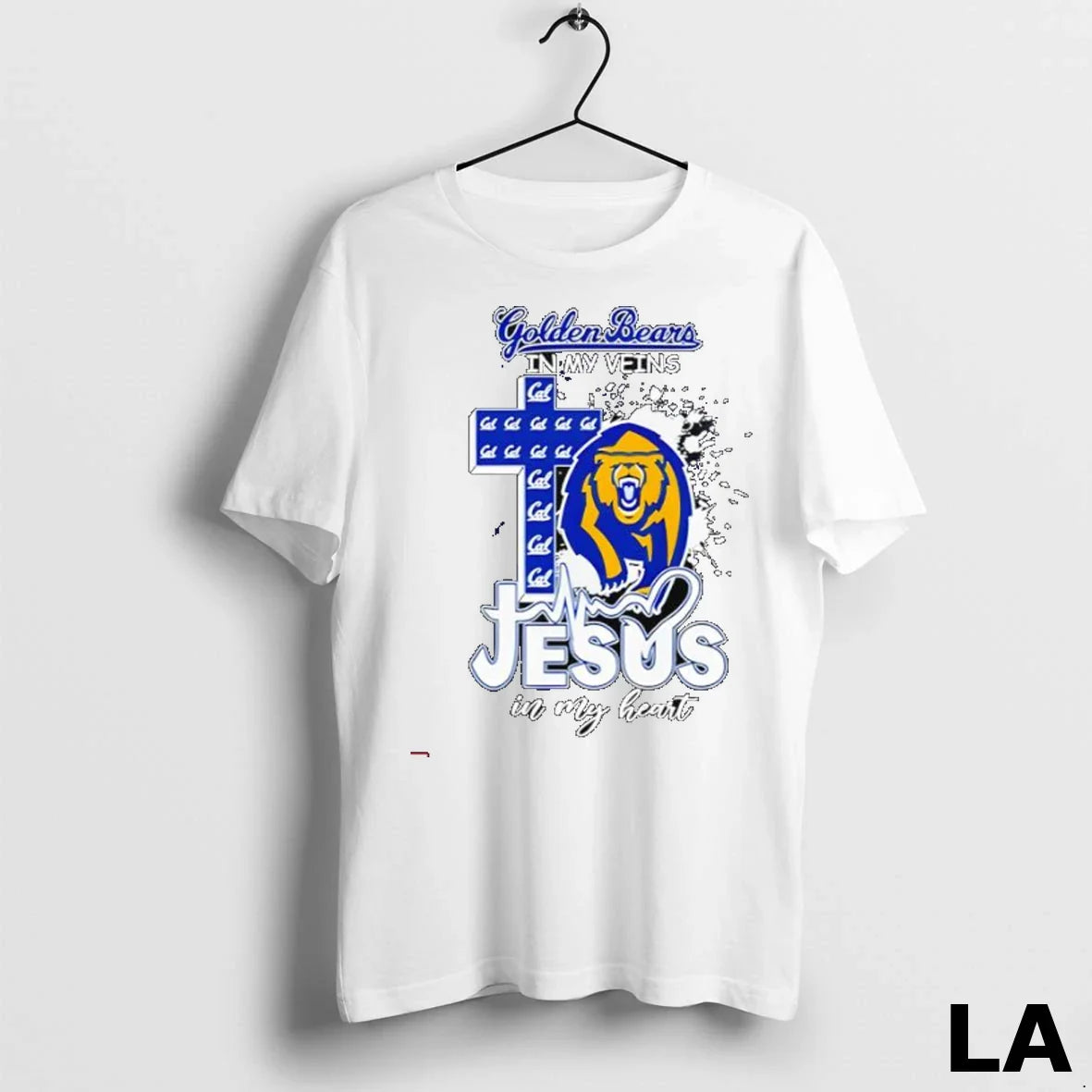 Original Mascot 2025 California Golden Bears My Veins Jesus My Heart