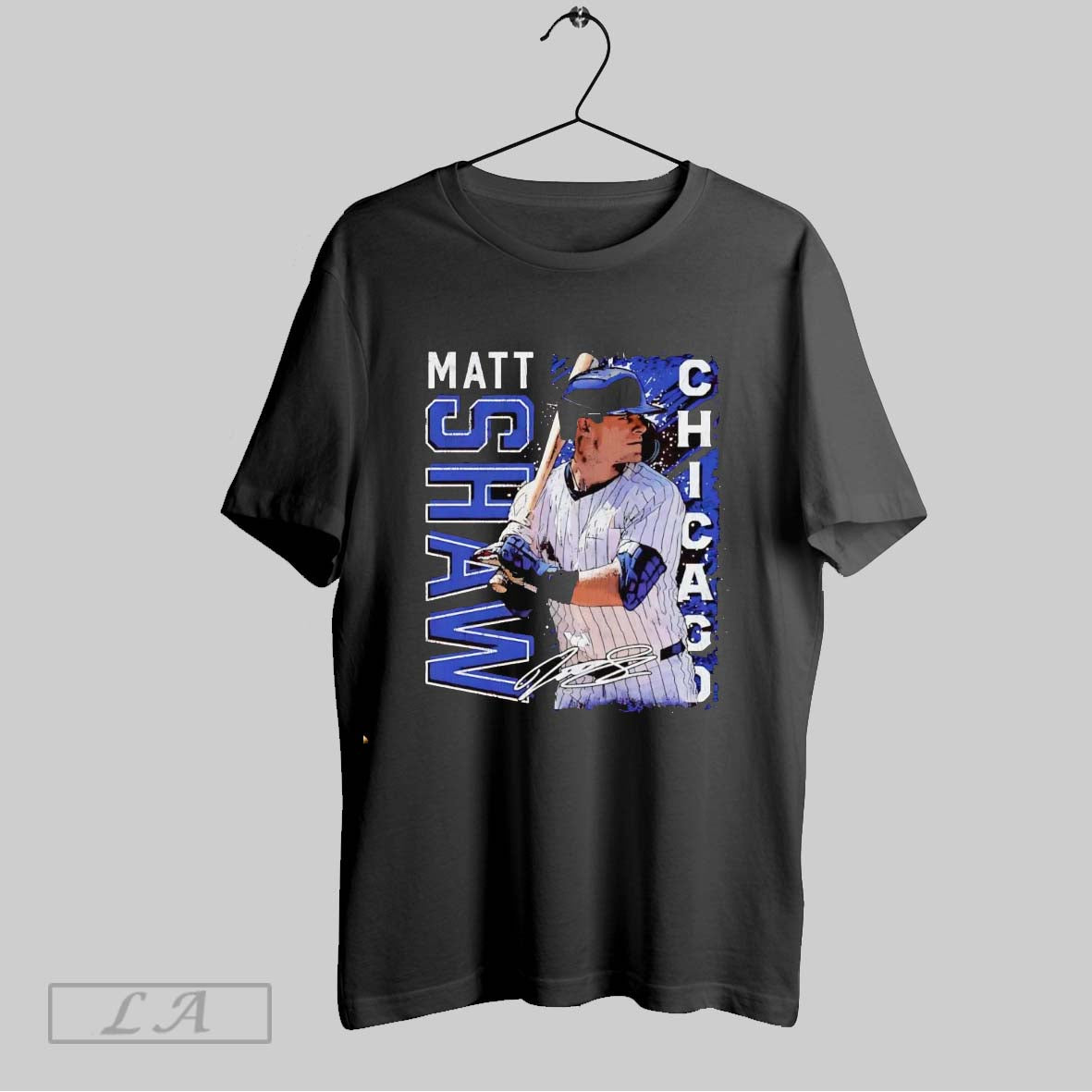 Original Matt Shaw Batting Signature Chicago Cubs TShirt Elegant Style