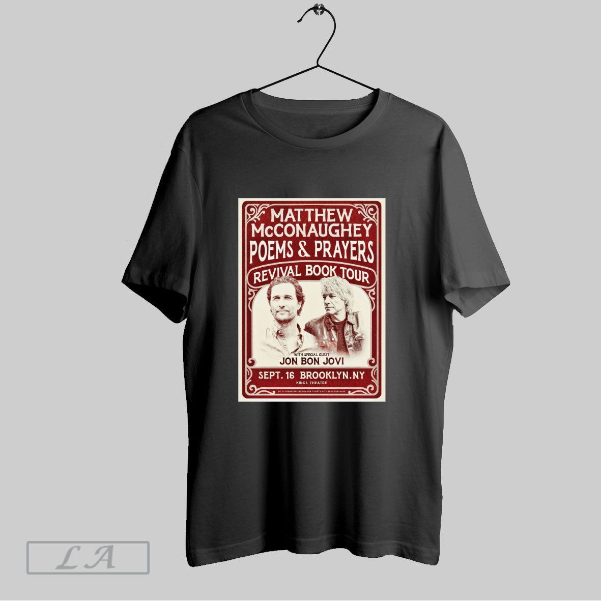 Original Matthew Mcconaughey Poems And Prayers Revival Book Tour Jon