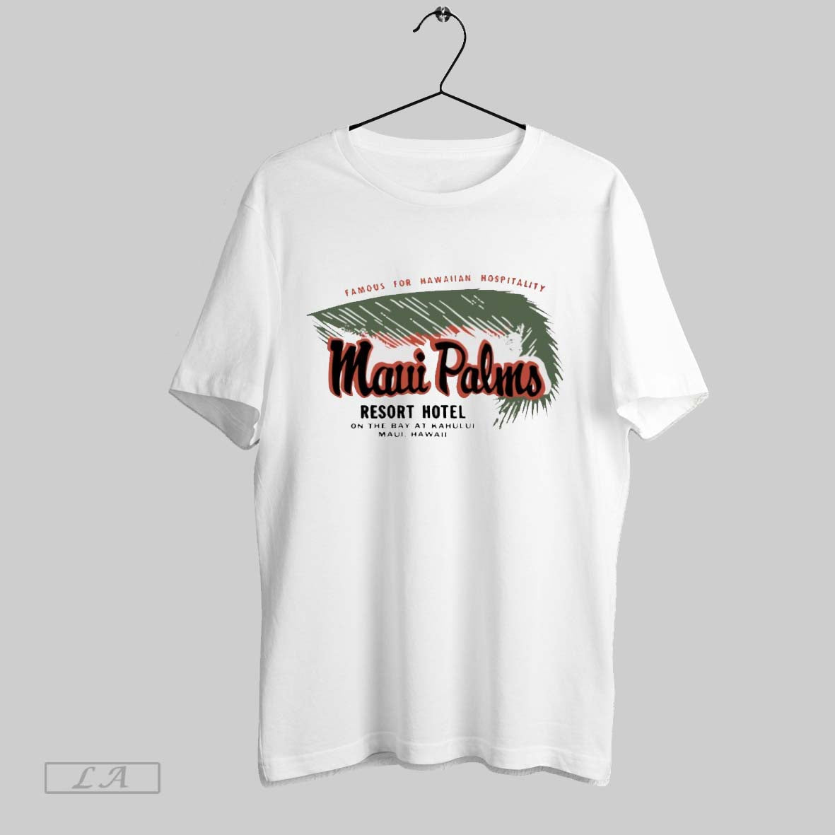 Original Maui Palms Famous Hawaiian Hospitality Hawaii TShirt Elegant
