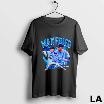 Original Max Fried Bronx New York Yankees Signature Baseball Shirt