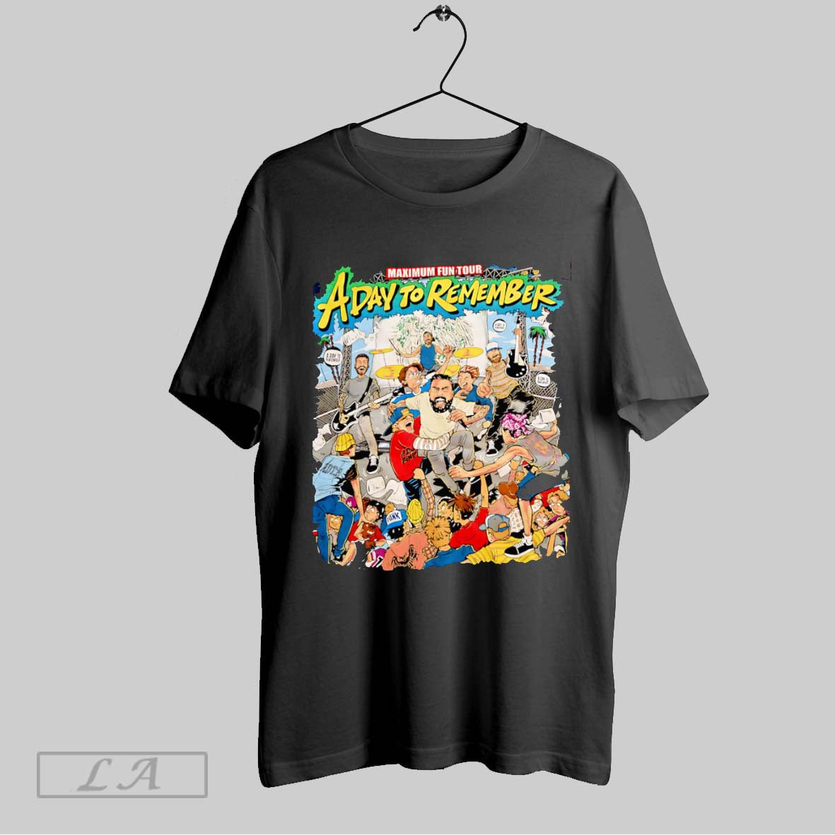 Original Maximum Fun Tour Day To Remember TShirt Modern Art