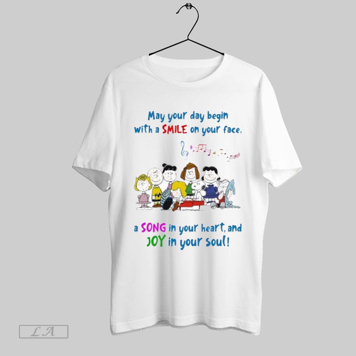 Original May Your Day Begin Smile Your Face Song Your TShirt Vintage