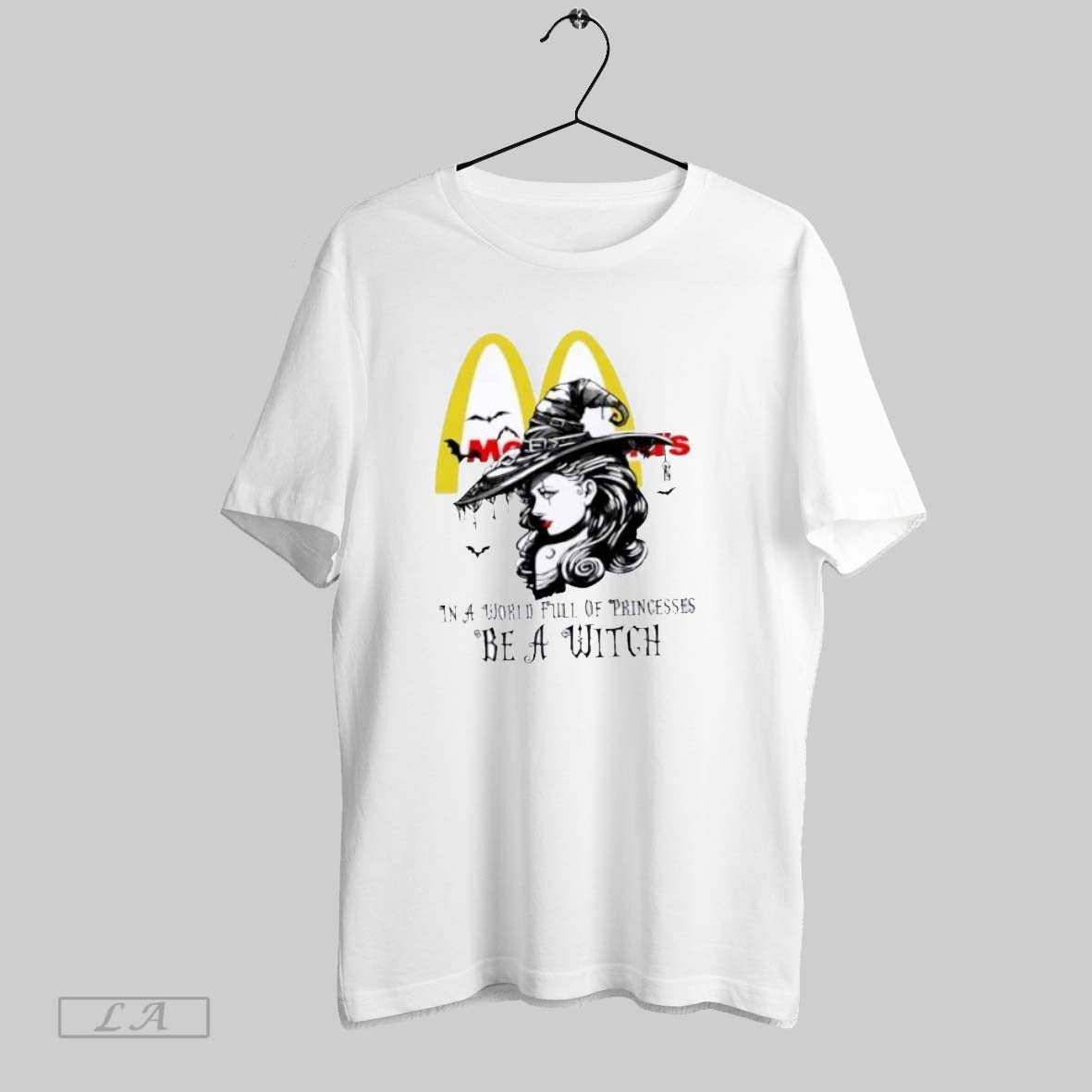 Original Mcdonalds World Full Princesses Be Witch Halloween Shirt