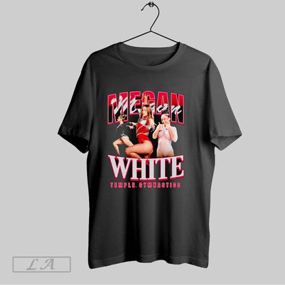 Original Megan White Triple Player Temple Gymnastics Tank Top