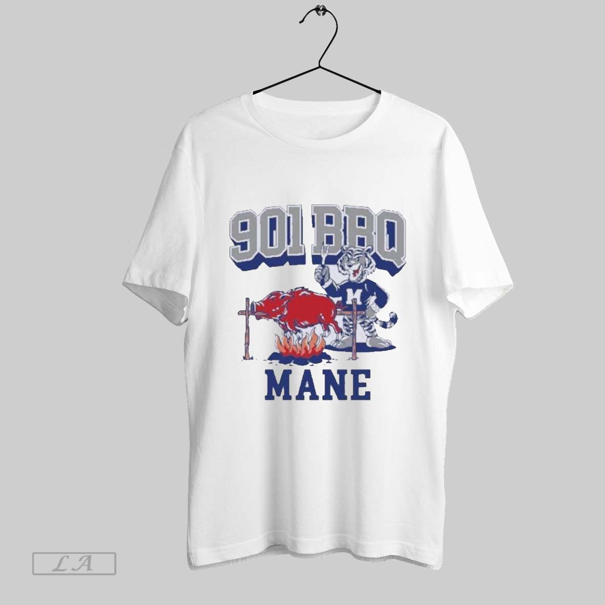 Original Memphis Tigers 901 Bbq Mane Arkansas TShirt Unique Collection