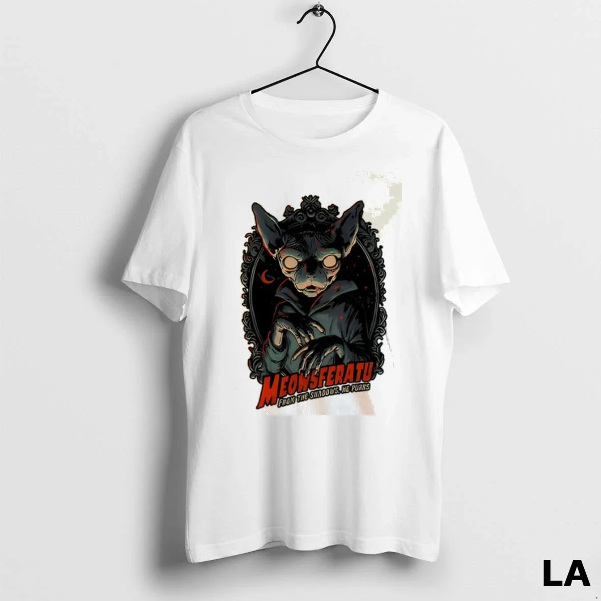 Original Meowsferatu From Shadows He Purrs Sweatshirt Retro Outfit