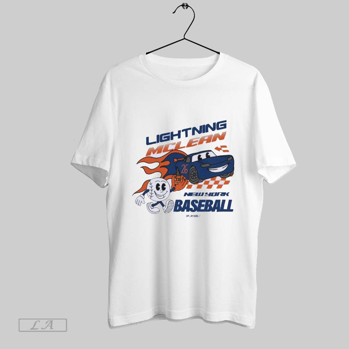 Original Mets Nolan Mclean Summer Cartoon TShirt Vintage Apparel