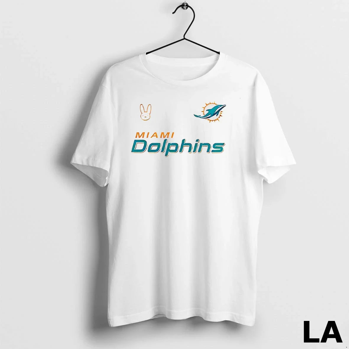 Original Miami Dolphins Bad Bunny Tee Retro Fashion
