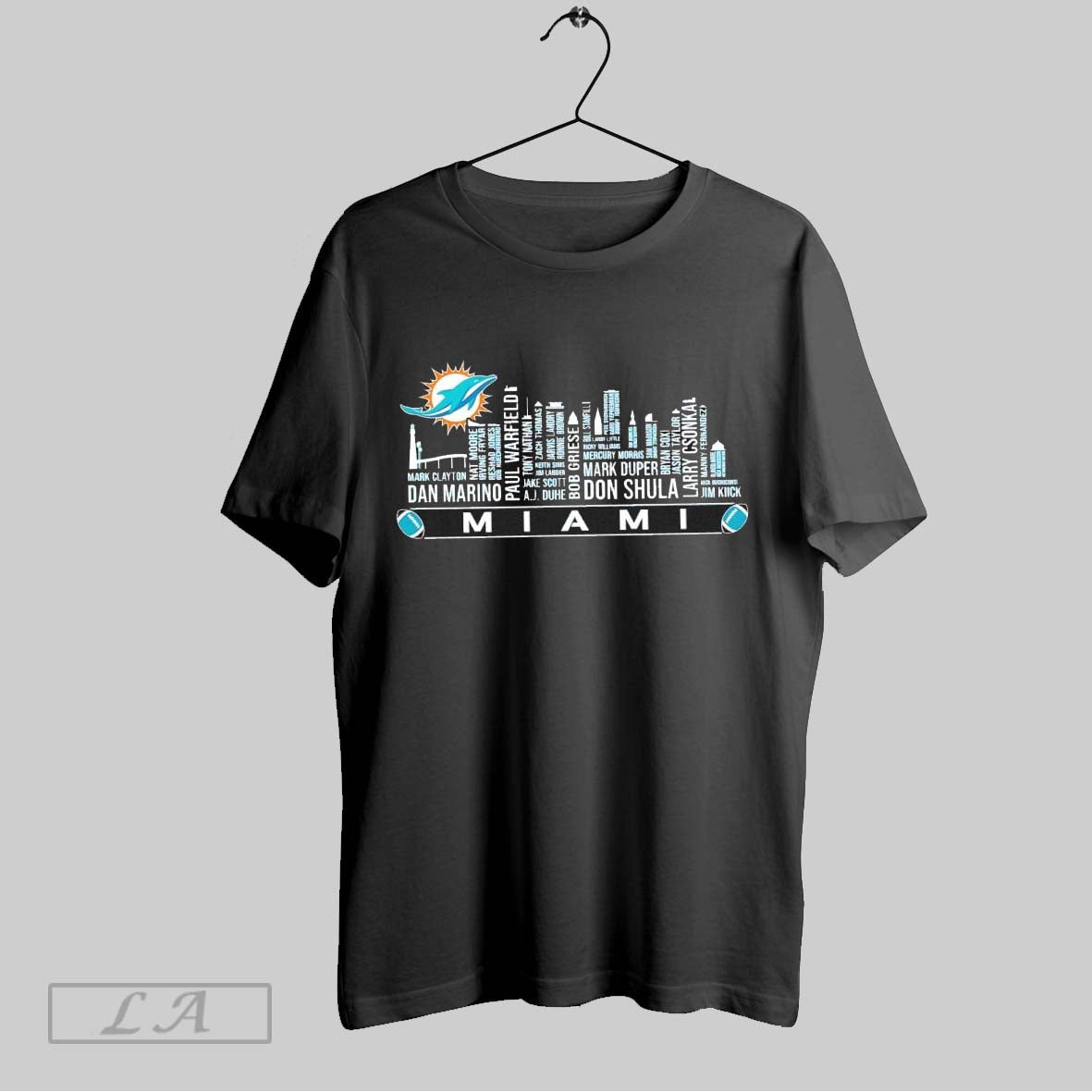 Original Miami Dolphins Fantasy Football Thank Memories Skylines Name