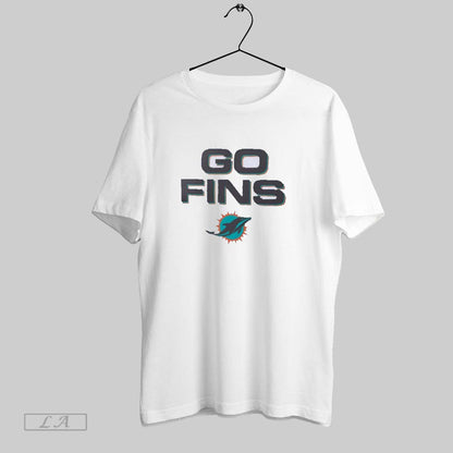 Original Miami Dolphins Go Fins 2025 Rivalries Tee Premium Design