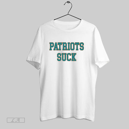 Original Miami Dolphins Patriots Suck Rivalry Tank Top Unique Art