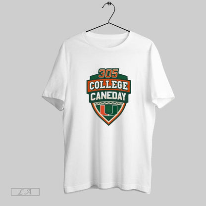 Original Miami Hurricanes 305 College Caneday TShirt Trendy Design