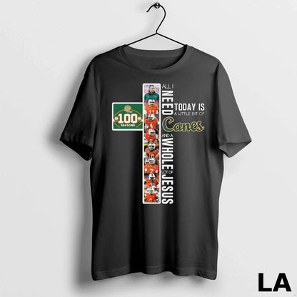 Original Miami Hurricanes All I Need Today Is Little Bit Canes And