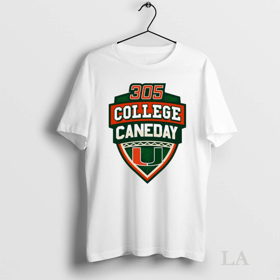 Original Miami Hurricanes Football 305 College Caneday TShirt Trendy