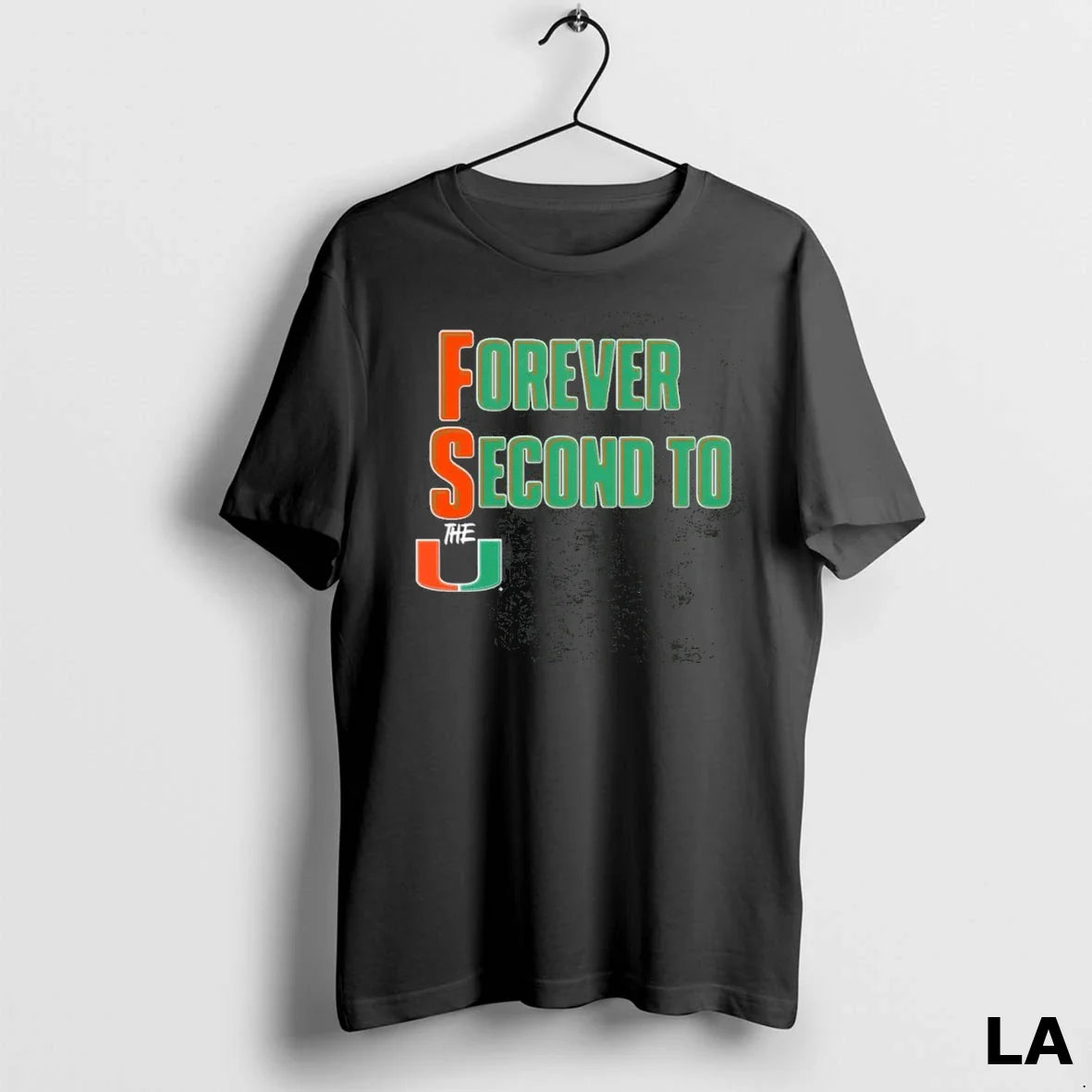 Original Miami Hurricanes Forever Second To U Hoodie Trendy Apparel