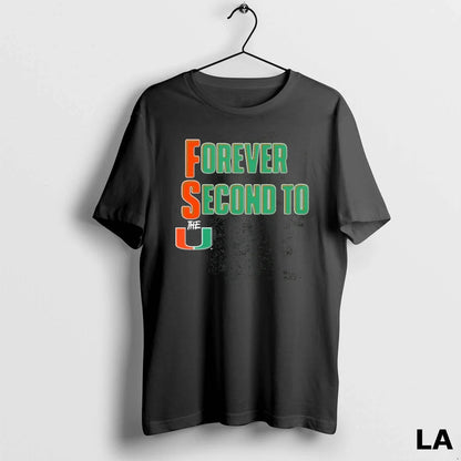 Original Miami Hurricanes Forever Second To U Hoodie Trendy Apparel