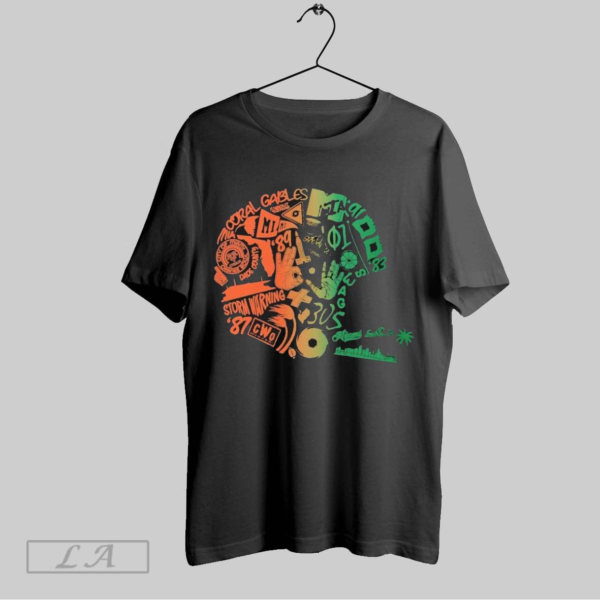 Original Miami Hurricanes Miami Mash Up Helme Sweatshirt Vintage Art