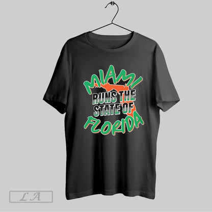 Original Miami Hurricanes Runs State Florida Long Sleeve Unique